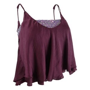 Free People Women's Turn It On Camisole (XS, Vetiver Bloom)